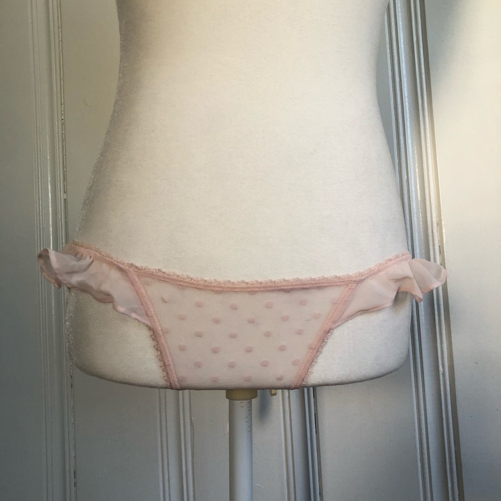 NWOT Victoria’s Secret pink mesh panty - Picture 4 of 4